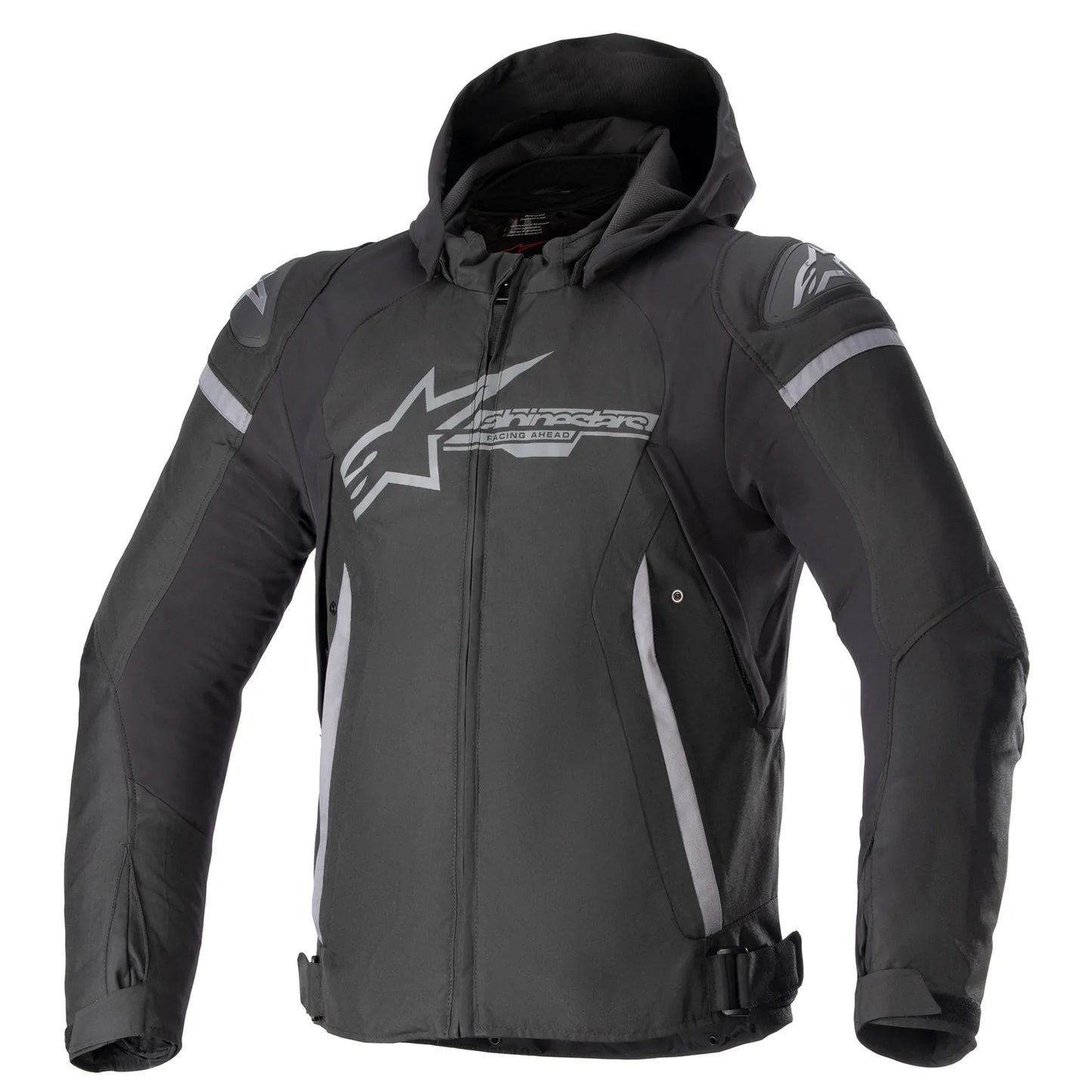 Zaca Waterproof Jacket Black Dark Grey