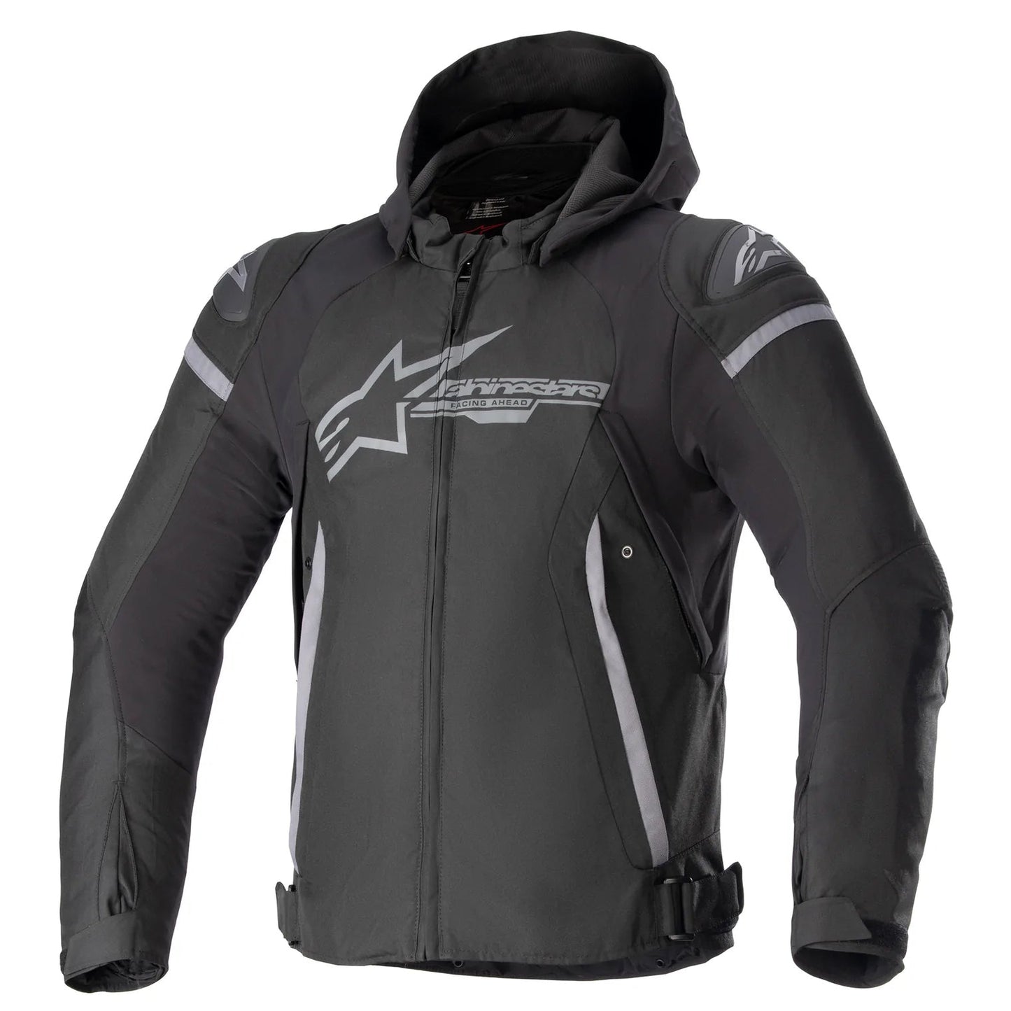Zaca Waterproof Jacket Black Dark Grey