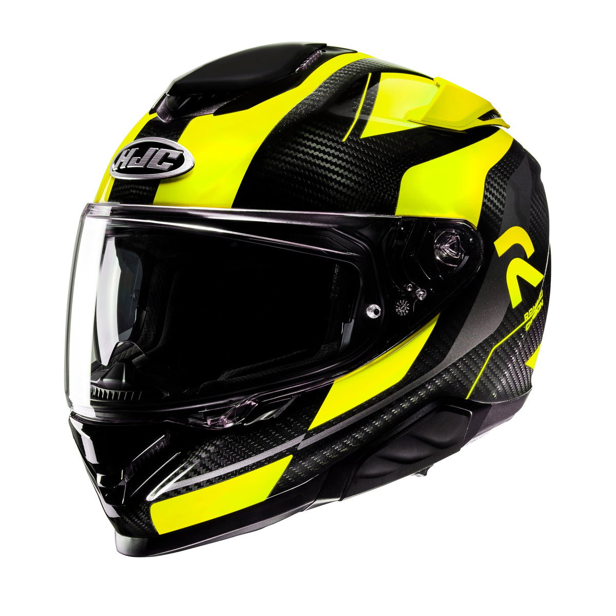 HJC RPHA 71 Hamil Carbon MC3H Fluo Yellow