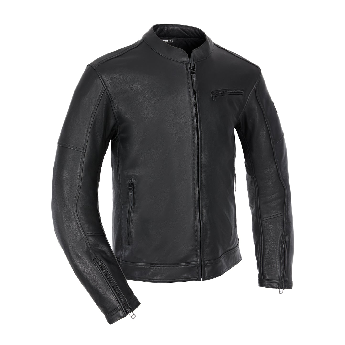 Oxford Henlow Leather MS Jacket Black
