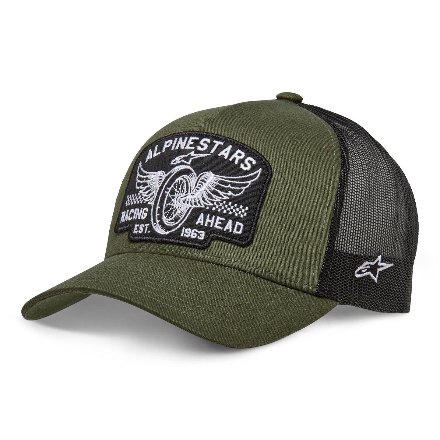 Heritage Patch Trucker Hat Military Black