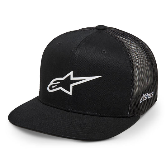 Alpinestars 3D Ageless Trucker Hat Black White