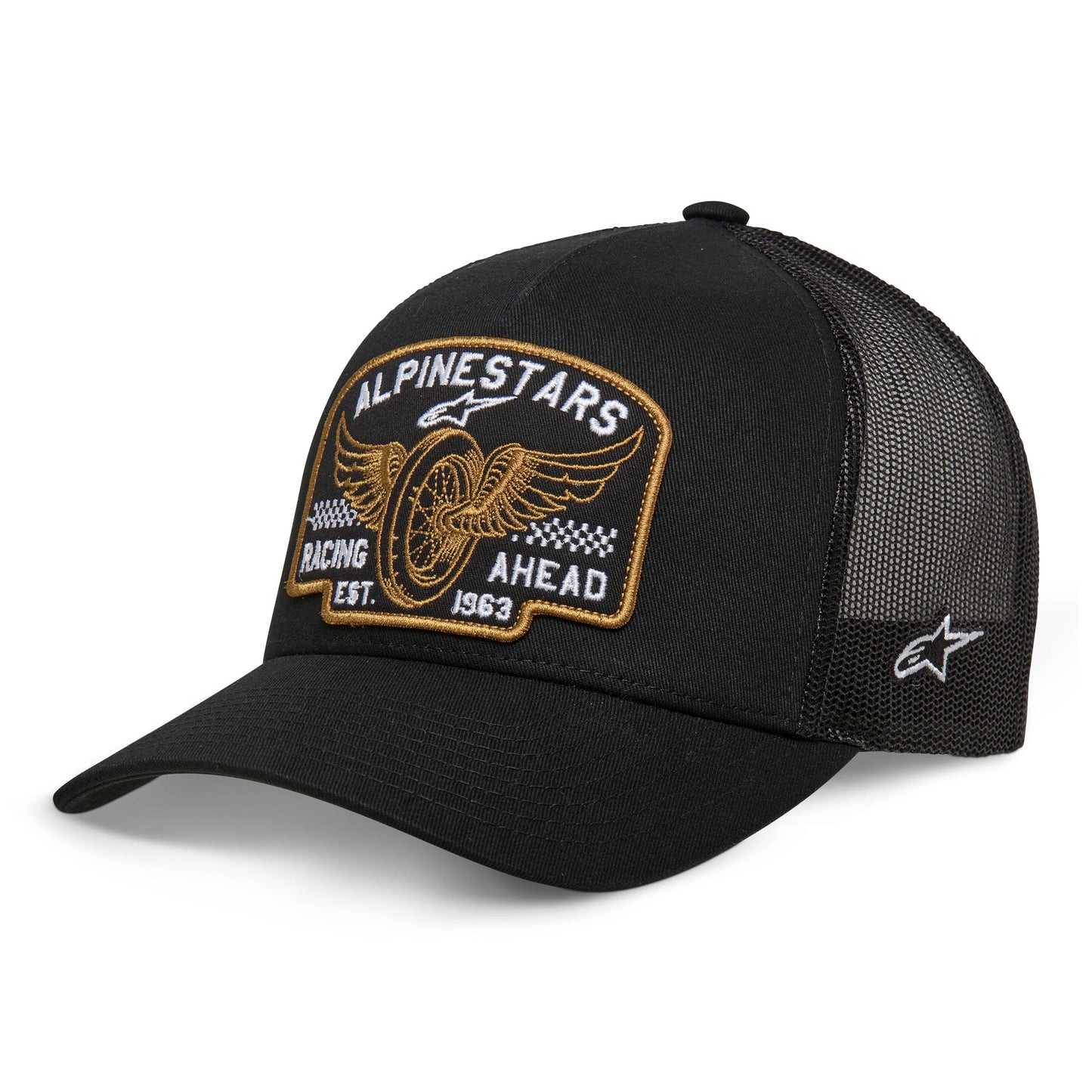 Alpinestars Heritage Patch Trucker Hat - Black Black