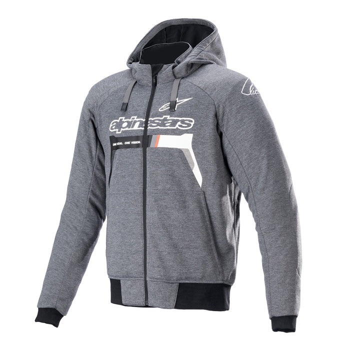 Alpinestars Chrome Ignition Hoodie - Melange / Grey / White