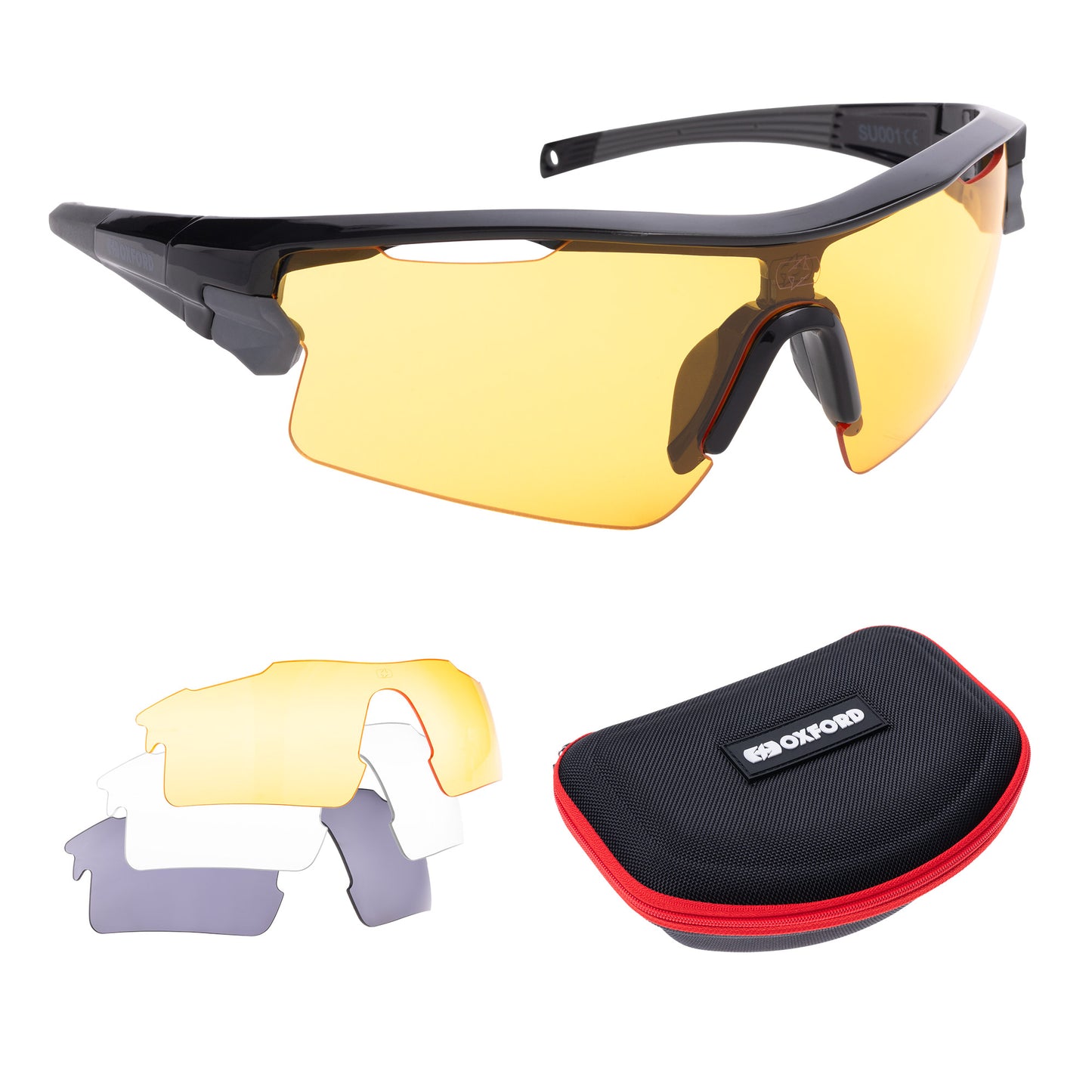 Oxford Sector Multi-Lens Sunglasses Clear Smoke Yellow