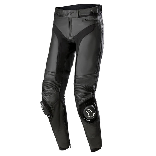 Missile V3 Leather Pants Regular Leg - Black / Black