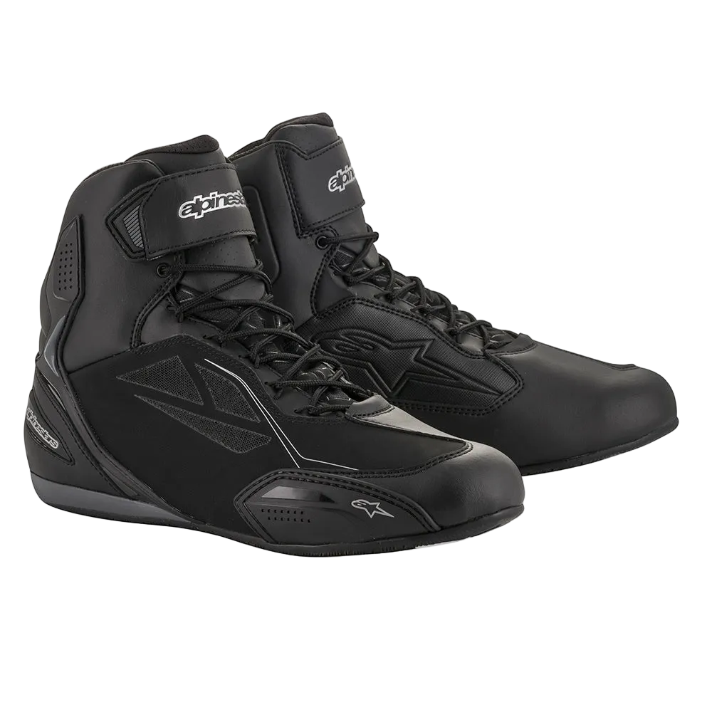 Alpinestars Stella Faster 3 Drystar Waterproof Short Boots - Black / Silver