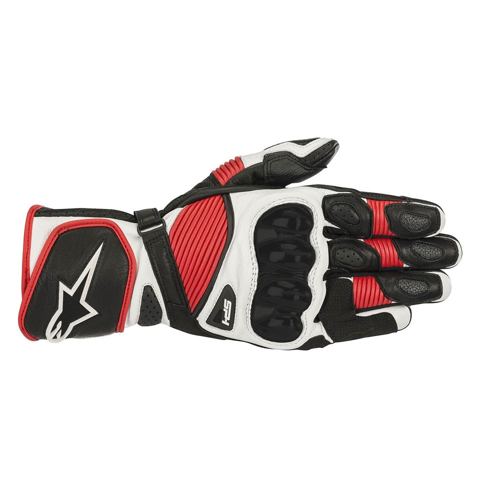 Alpinestars SP-1 v2 Leather Gloves - Black / White / Red