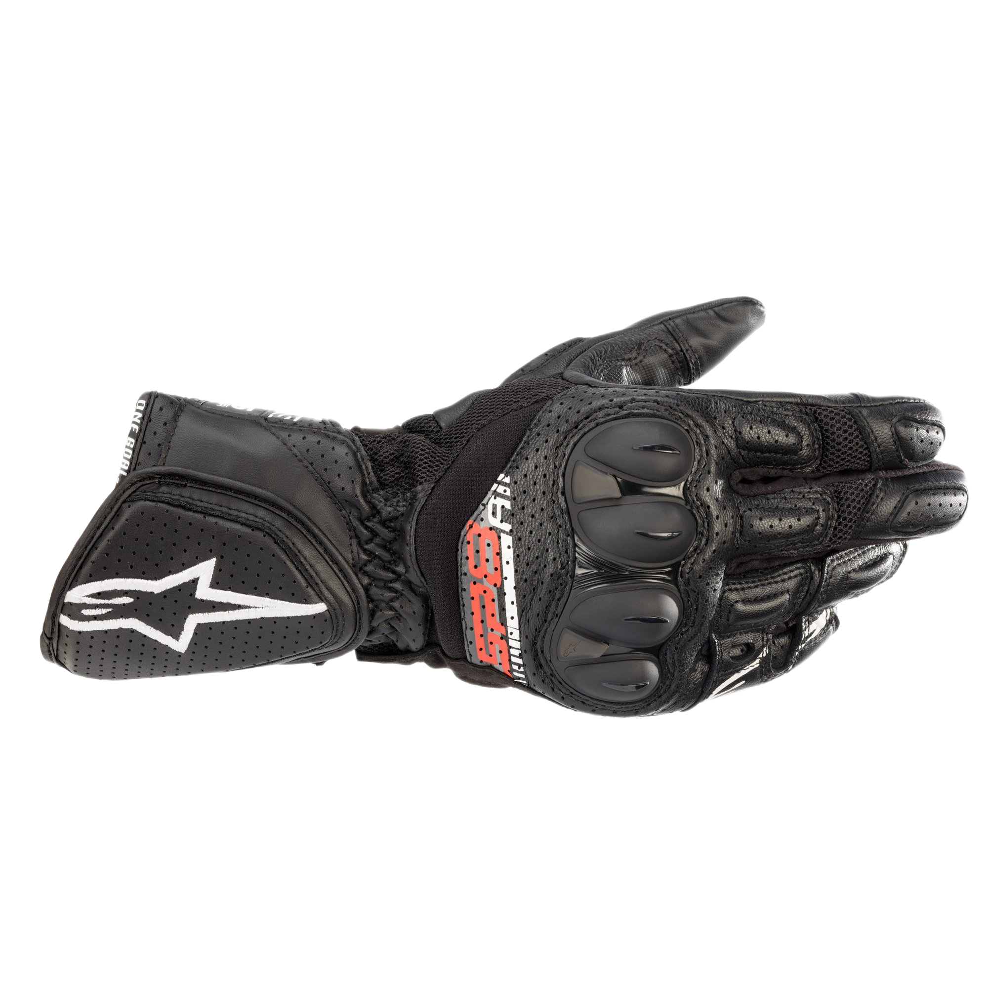 Alpinestars SP-8 V3 Air Perforated Leather Sports Gloves - Black