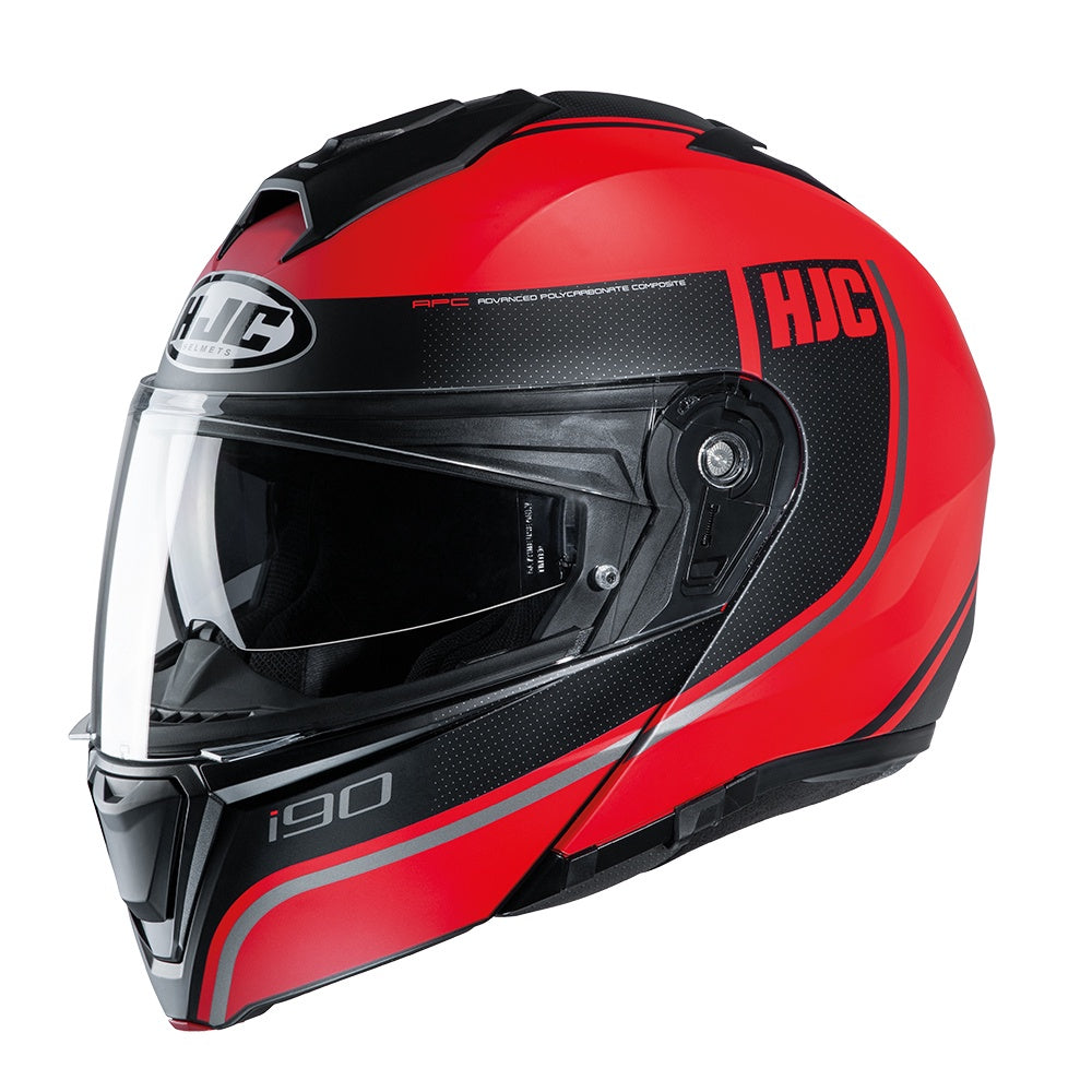 HJC I90 Flip Front Helmet - Davan Red