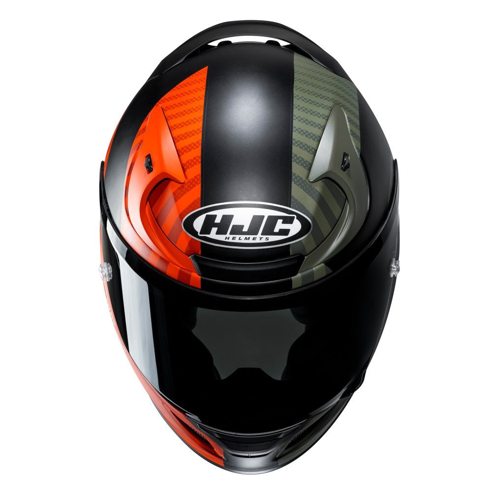 HJC RPHA 12 Ottin Full Face Helmet - Orange / Green / Black
