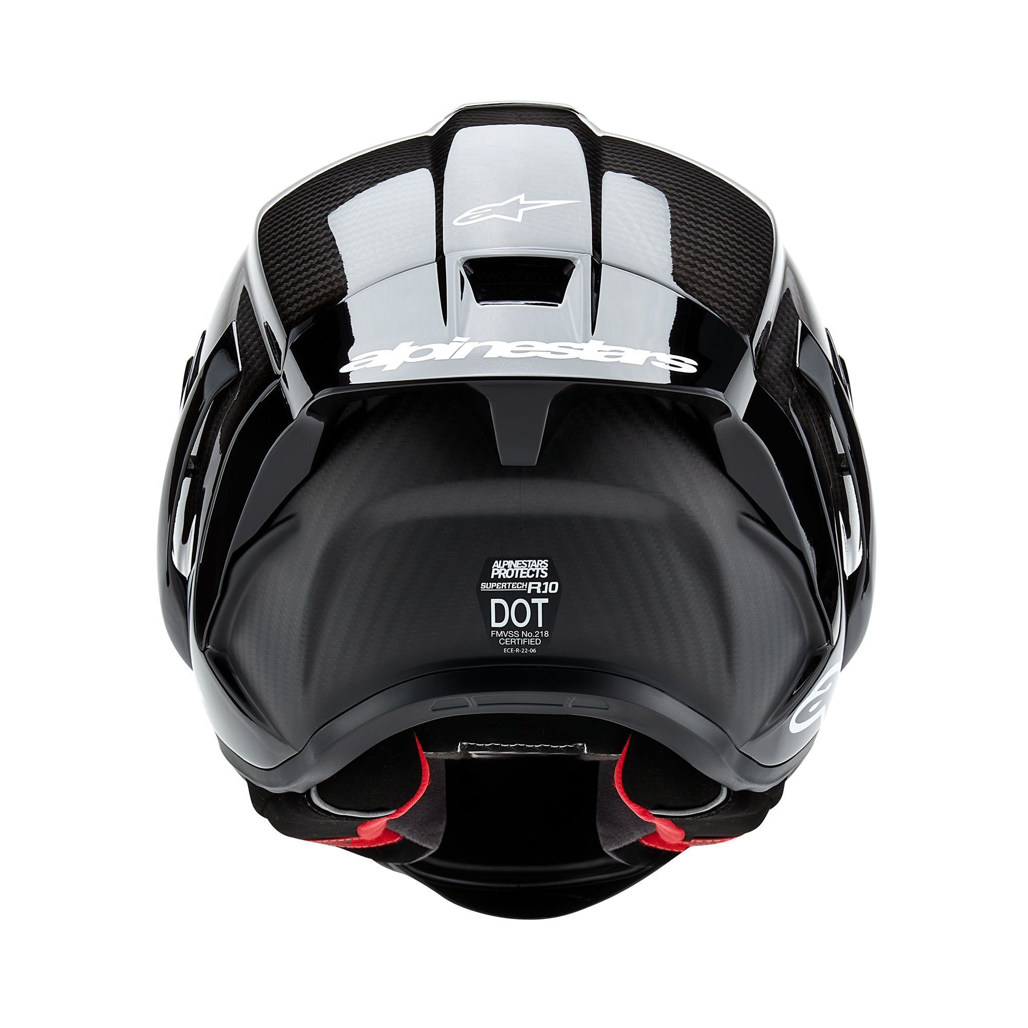 Alpinestars Supertech R10 ECE 2206 FIM Helmet - Black Carbon