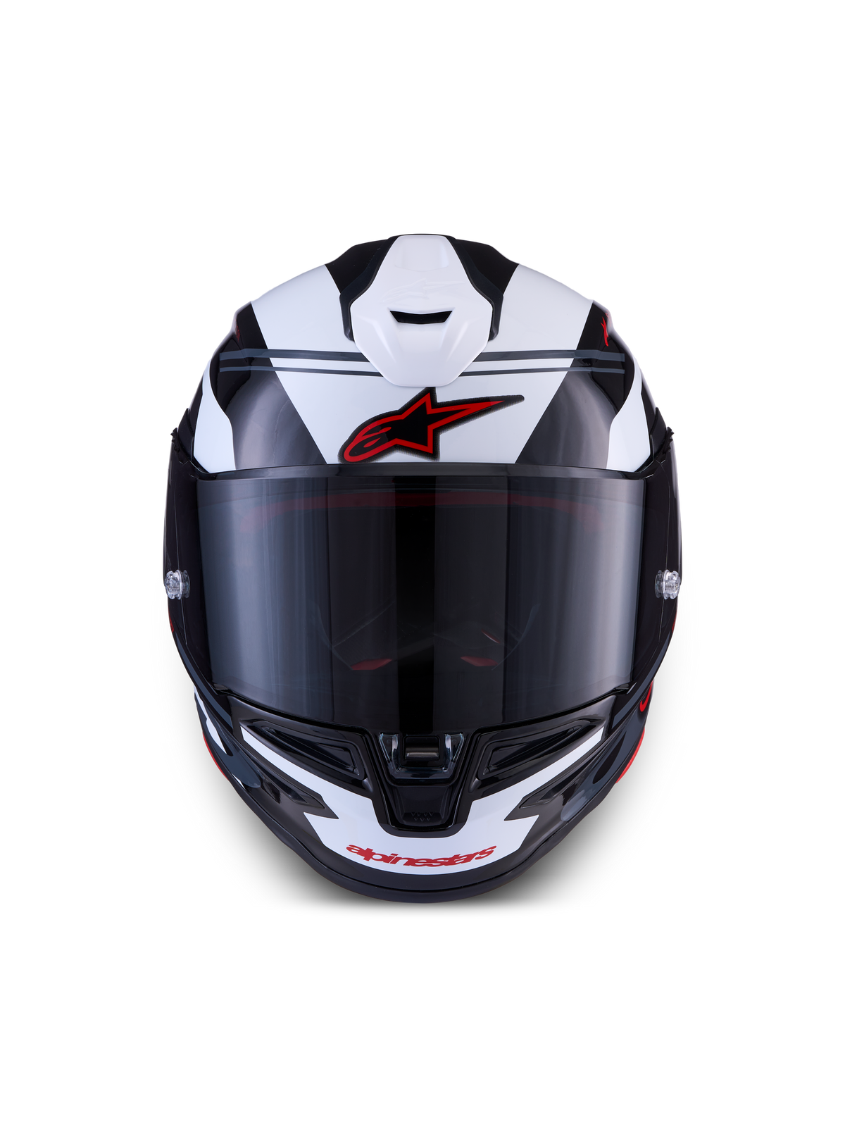 Alpinestars S R7 A-CORE Helmet - Black / White / Red / Glossy