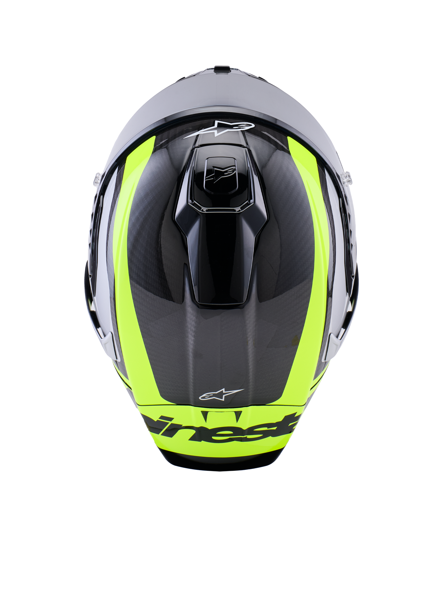 Alpinestars Supertech R10 Helmet Arius - Black / Silver / Yellow