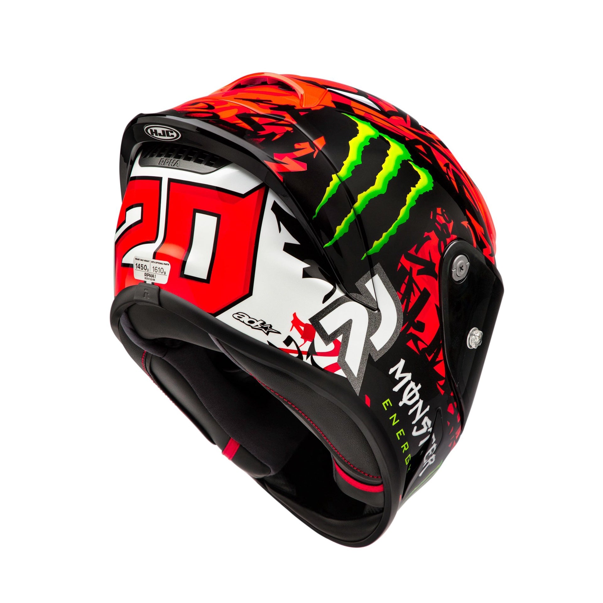 HJC RPHA 1 Quartararo Replica 2024 MC1 - Black / Red
