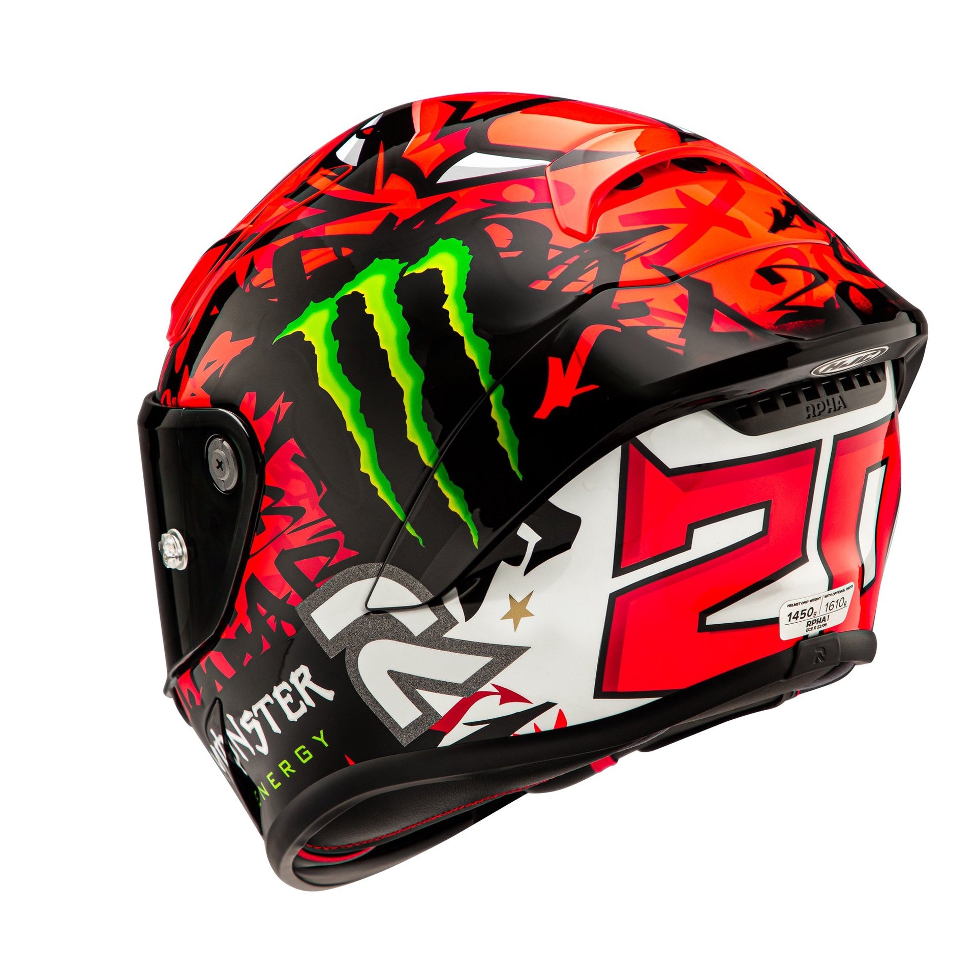 HJC RPHA 1 Quartararo Replica 2024 MC1 - Black / Red