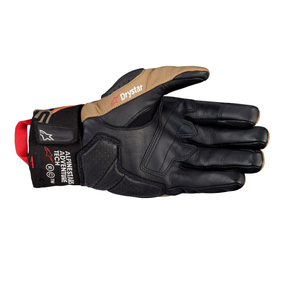 Alpinestars Belize V3 Drystar Waterproof Gloves - Black / Gobi Brown / Sand
