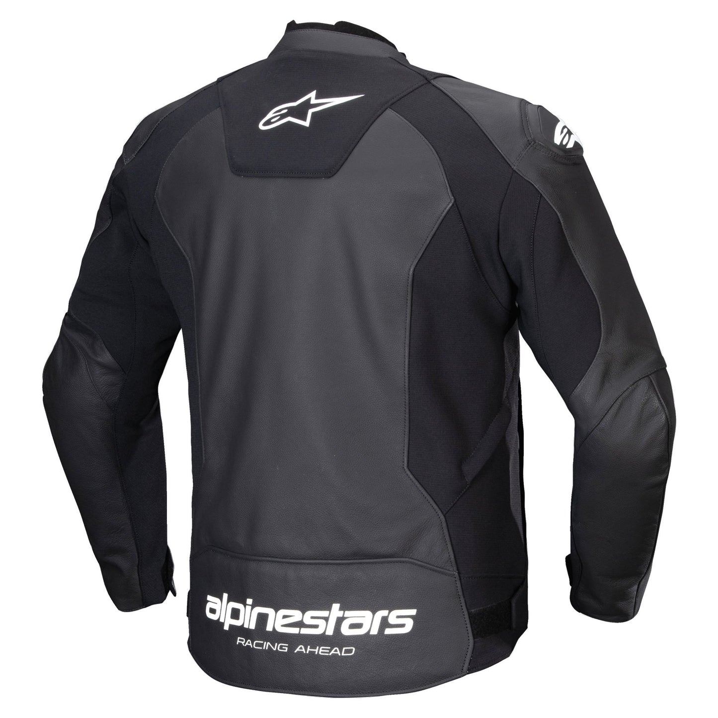 Alpinestars Faster V3 Leather Jacket - Black / White