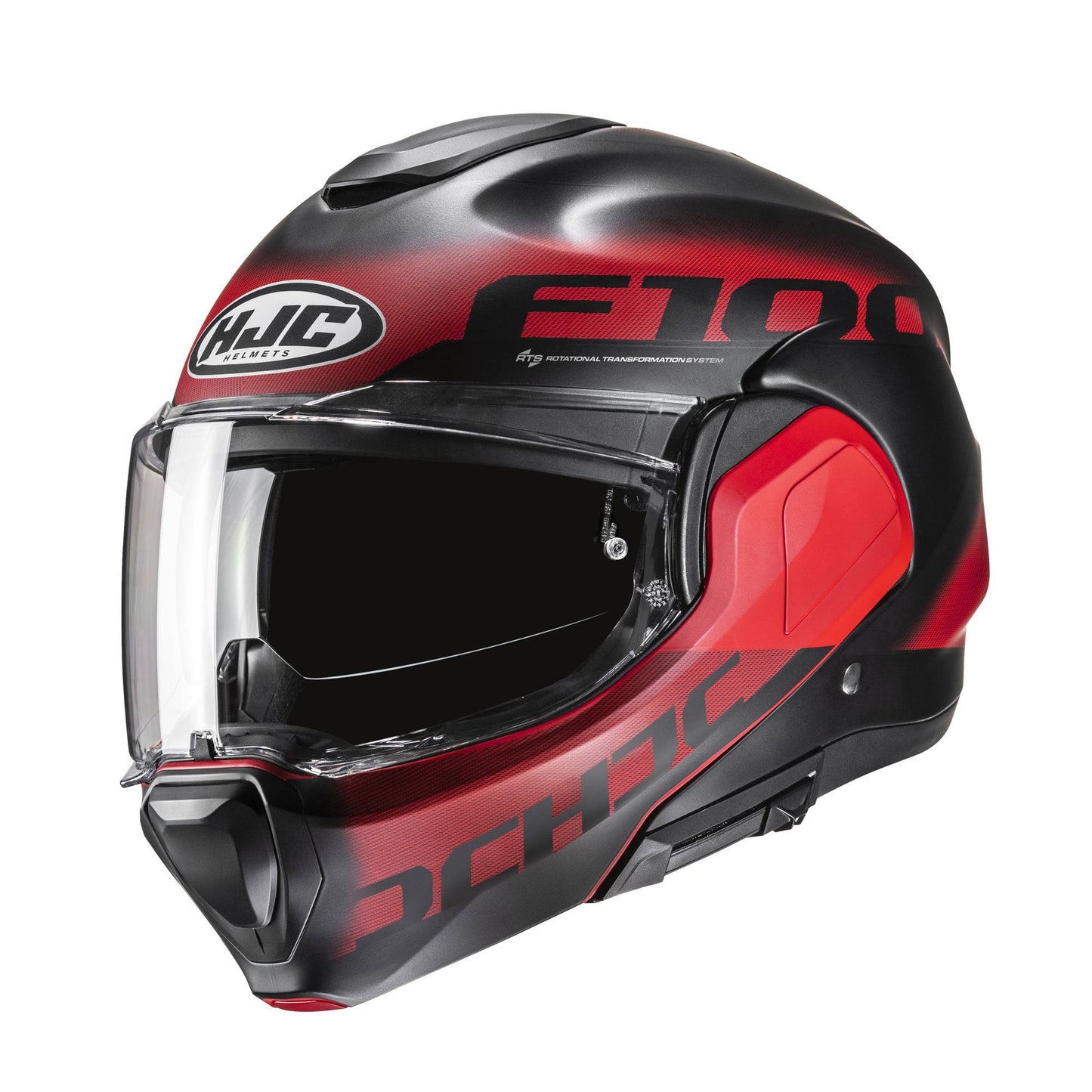 HJC F100 Flip Front Helmet Hetal - Red