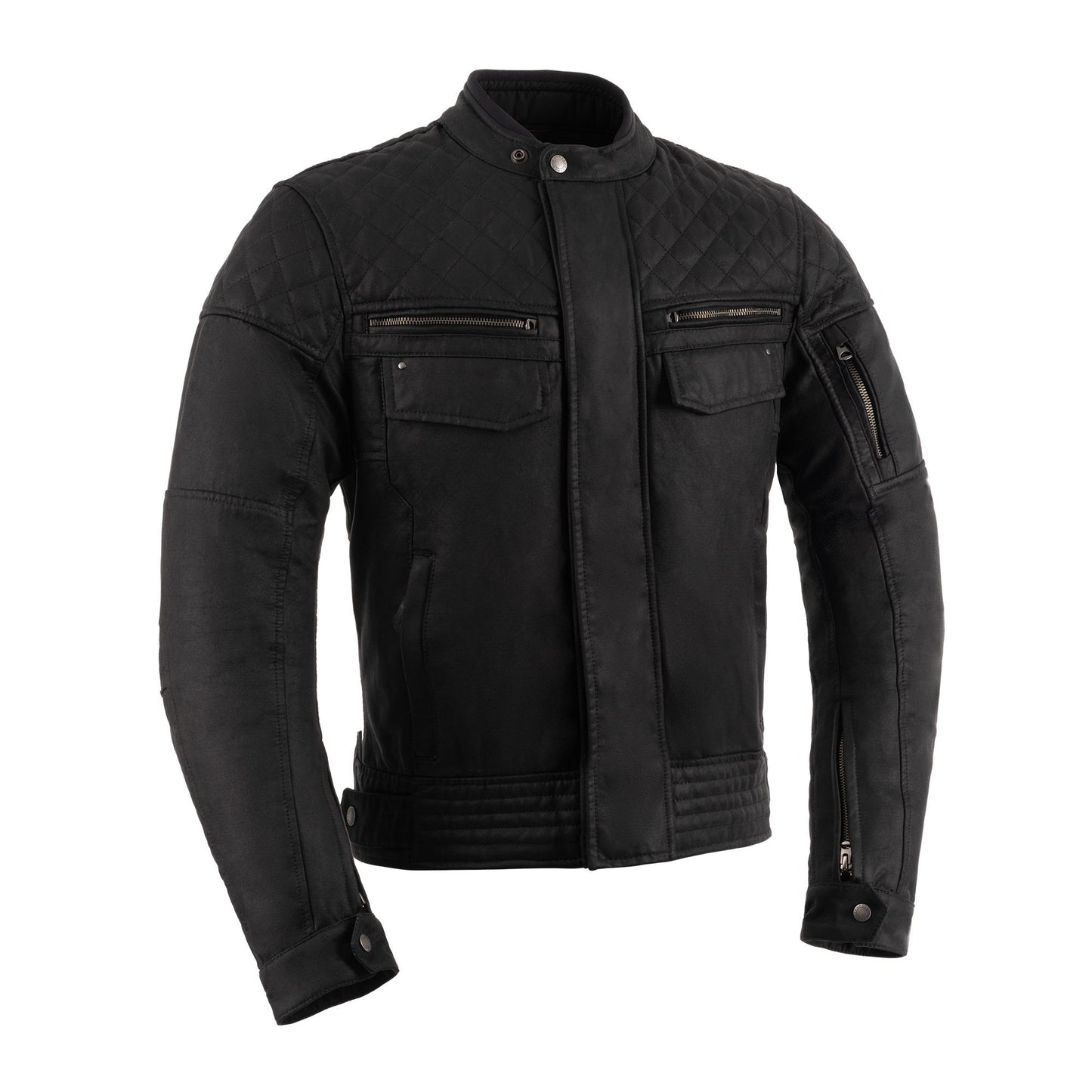 Oxford Hardy 2.0 Mens Wax Jacket - Black