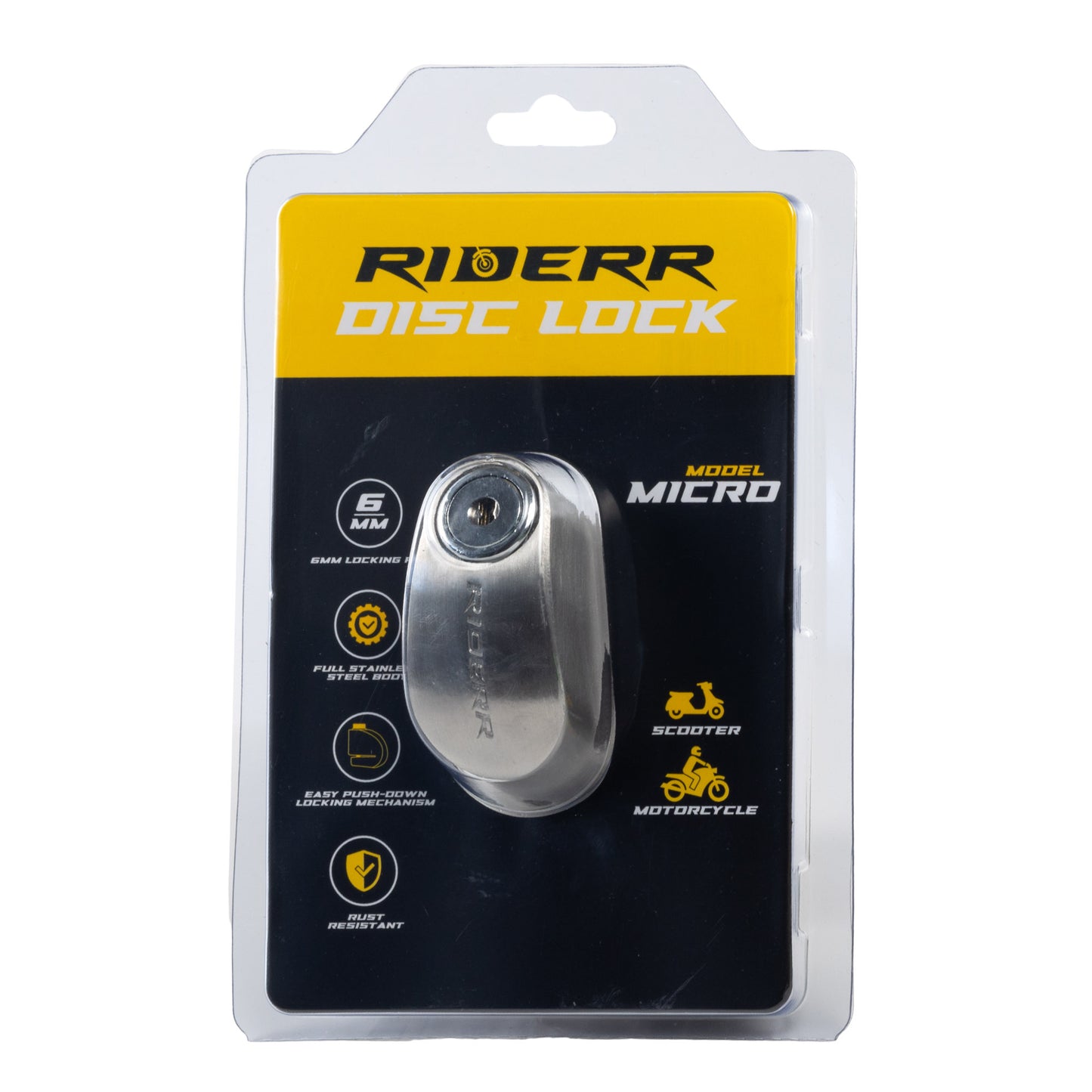 RIDERR MICRO LOCK SILVER