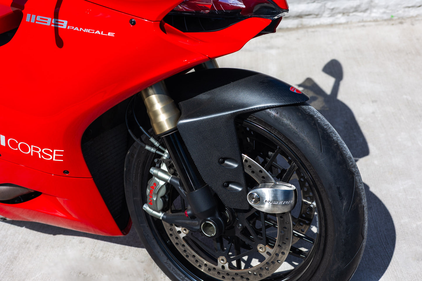 RIDERR RD15S ALARM DISC LOCK SILVER