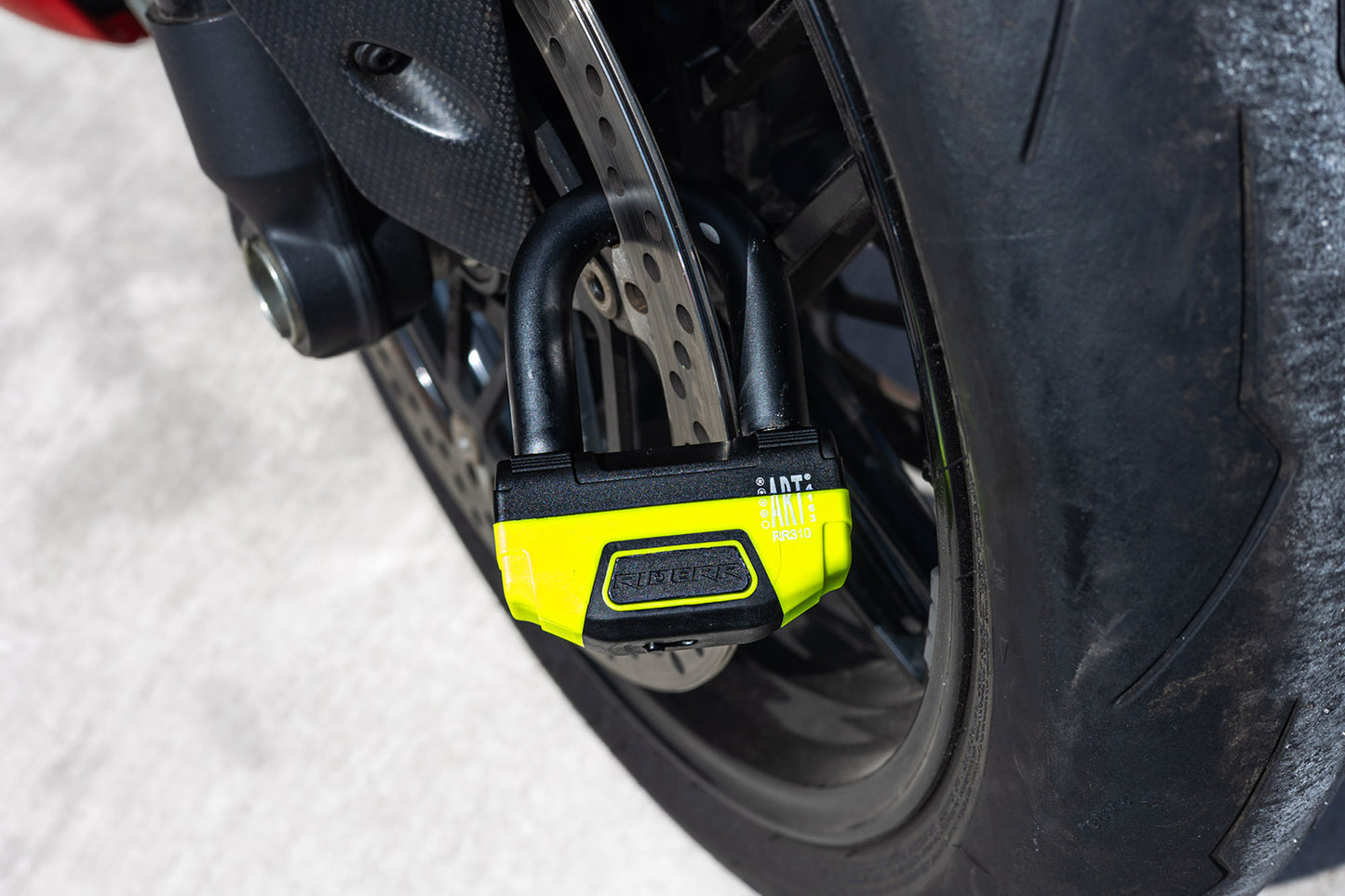 RIDERR RR55 DISC LOCK FLUO YELLOW