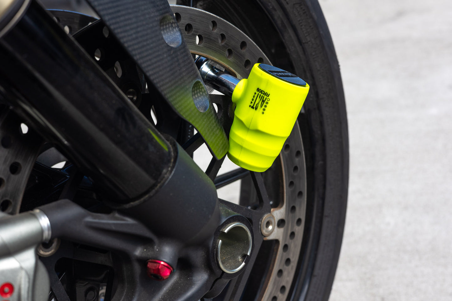 RIDERR RR99 DISC LOCK FLUO YELLOW