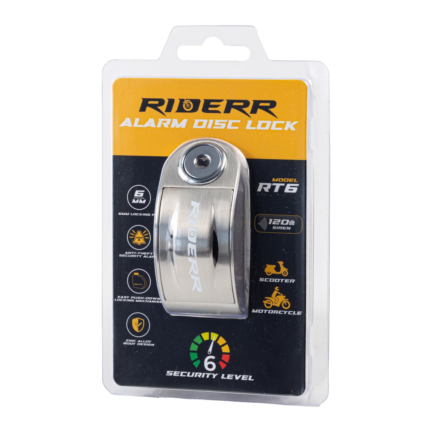 RIDERR RT6 ALARM DISC LOCK