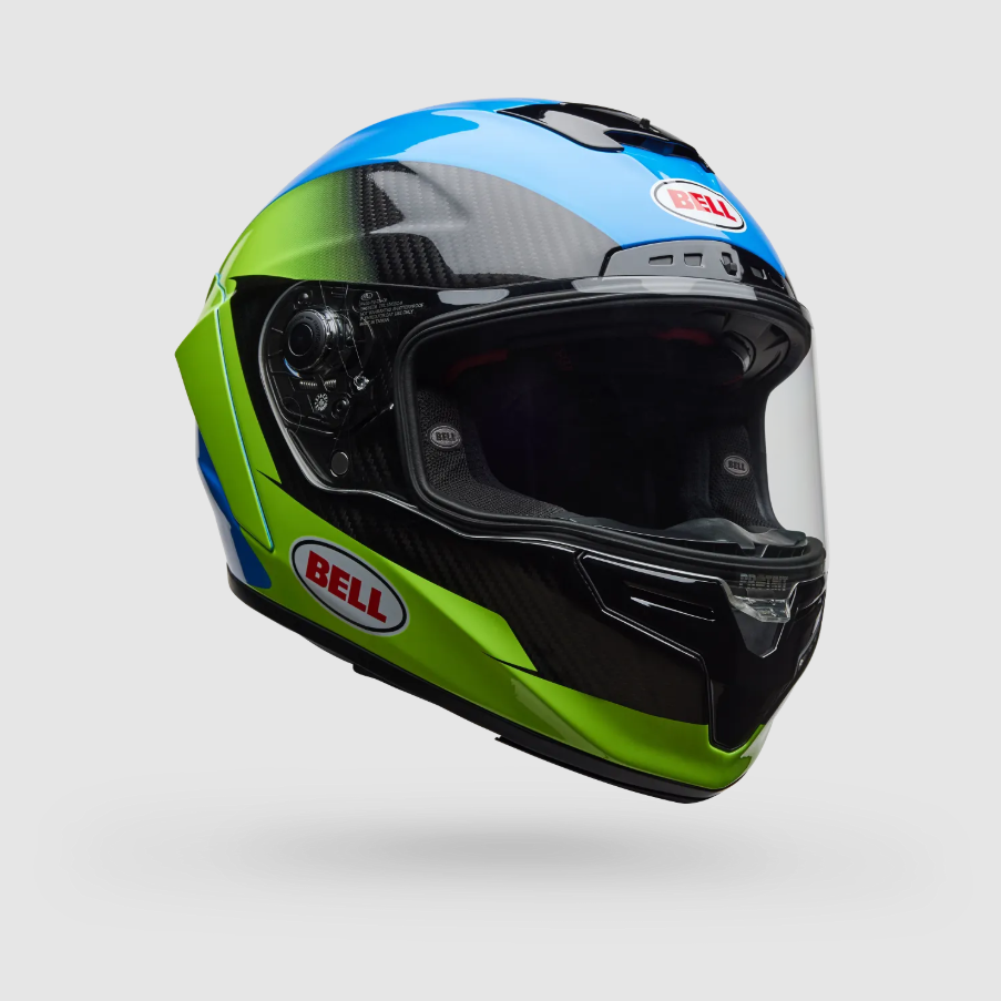 Bell Racestar DLX Flex Corsa - Blue / Green
