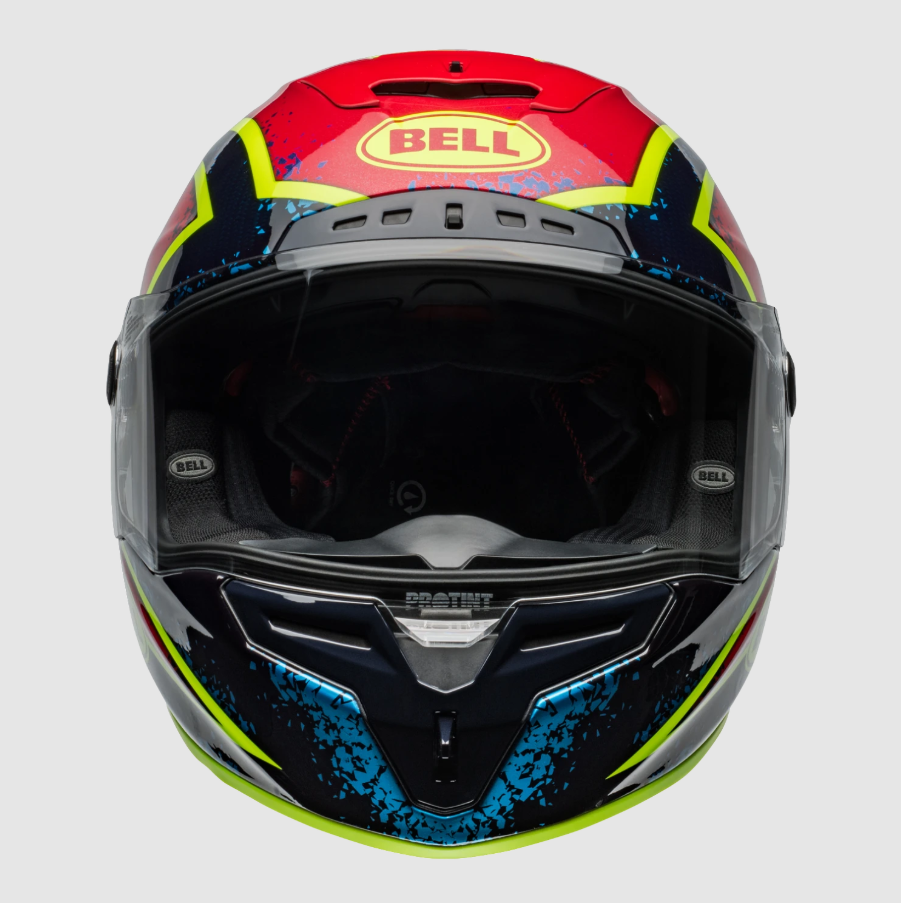 Bell Race Star Flex DLX Xenon - Gloss Blue / Retina