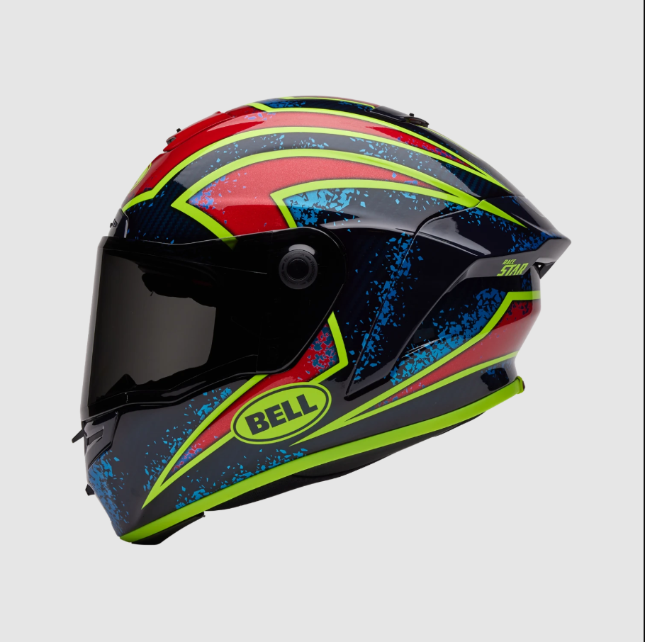 Bell Race Star Flex DLX Xenon - Gloss Blue / Retina