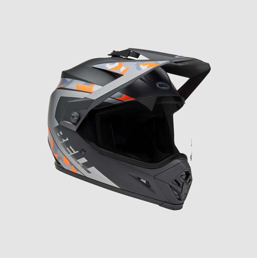 Bell MX-9 Adventure Mips Mesa - Matt Black / Orange Camo