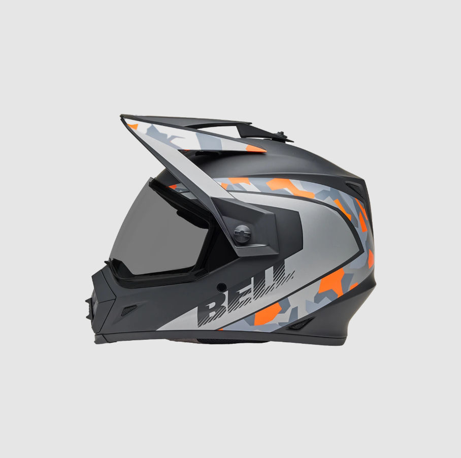 Bell MX-9 Adventure Mips Mesa - Matt Black / Orange Camo