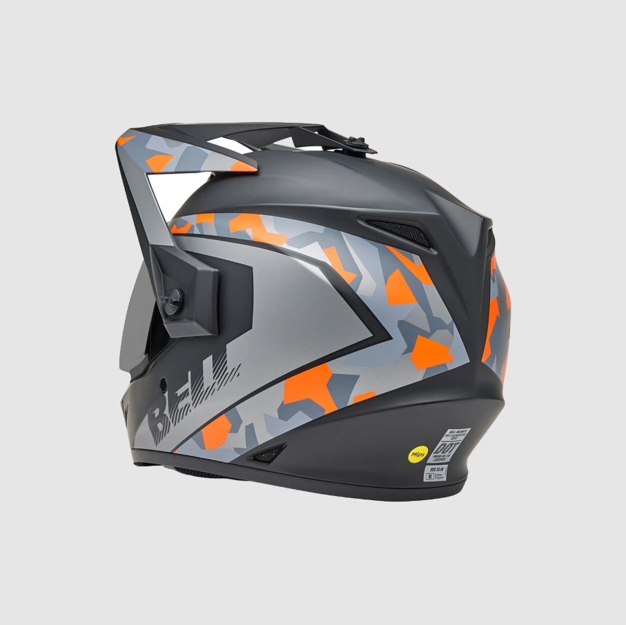 Bell MX-9 Adventure Mips Mesa - Matt Black / Orange Camo