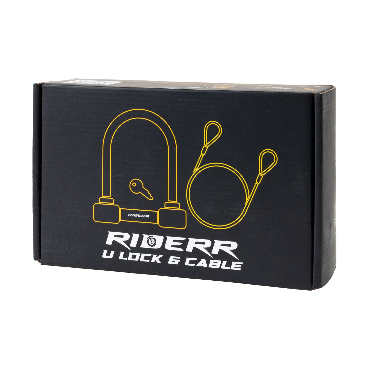 RIDERR U LOCK CABLE BLACK