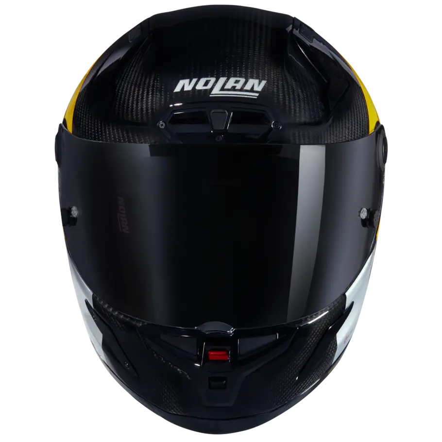 Nolan X-804 RS Carbon Full Face Helmet Combo Gara 350 - Black / Yellow