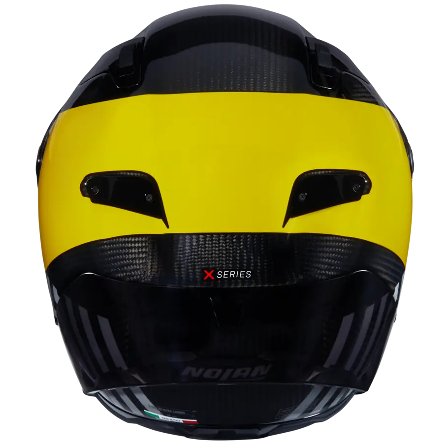 Nolan X-804 RS Carbon Full Face Helmet Combo Gara 350 - Black / Yellow