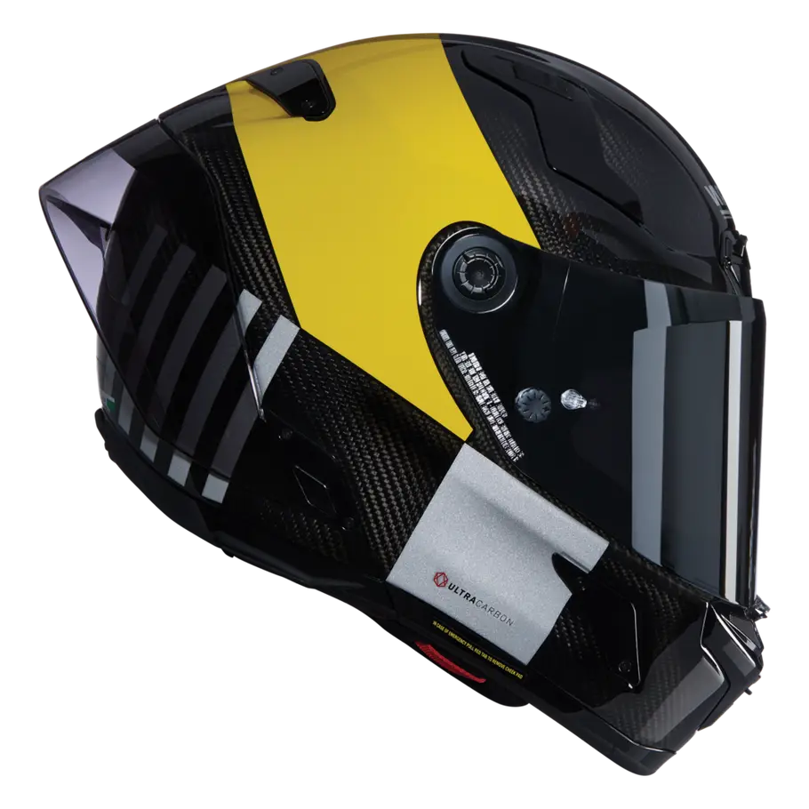 Nolan X-804 RS Carbon Full Face Helmet Combo Gara 350 - Black / Yellow