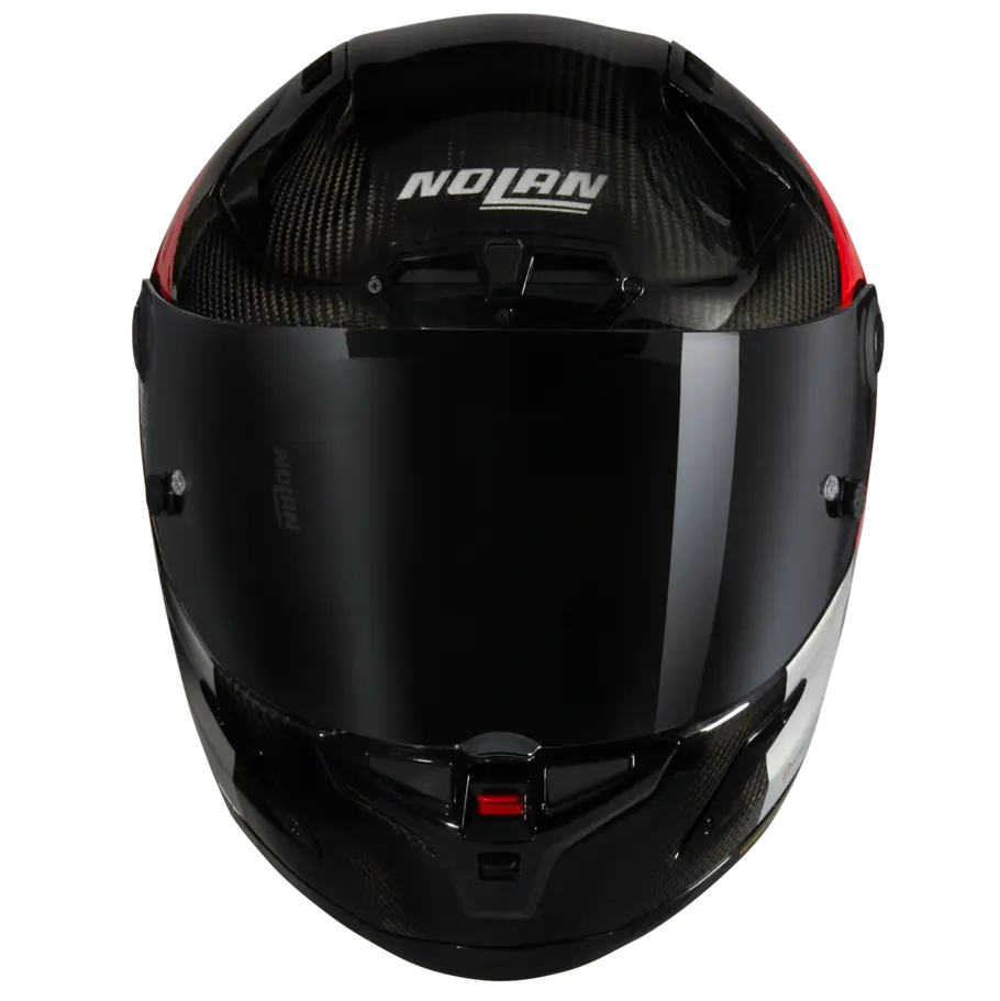 Nolan X-804 RS Carbon Full Face Helmet Combo Gara 351 - Black / Red