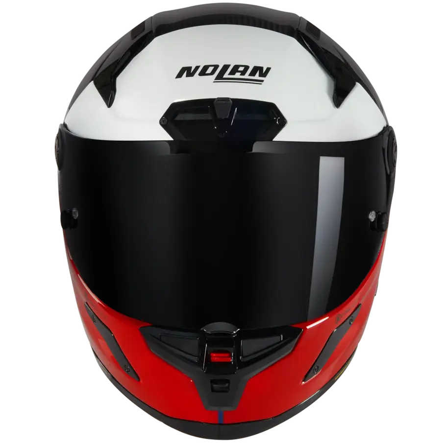 Nolan X-804 RS Carbon Full Face Helmet Blocco 348 - White / Red / Blue