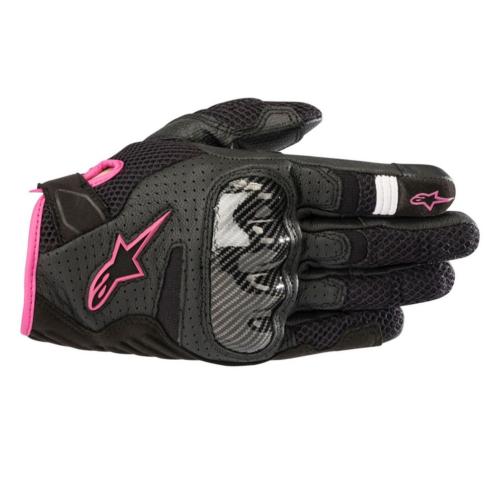 Alpinestars Stella SMX-1 Air v2 Gloves - Black / Fuchsia
