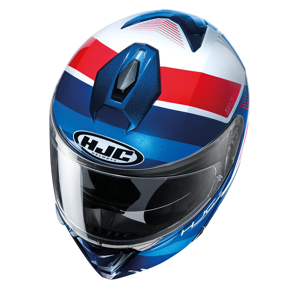 HJC I90 Flip Front Helmet - Hollen Red / White / Blue