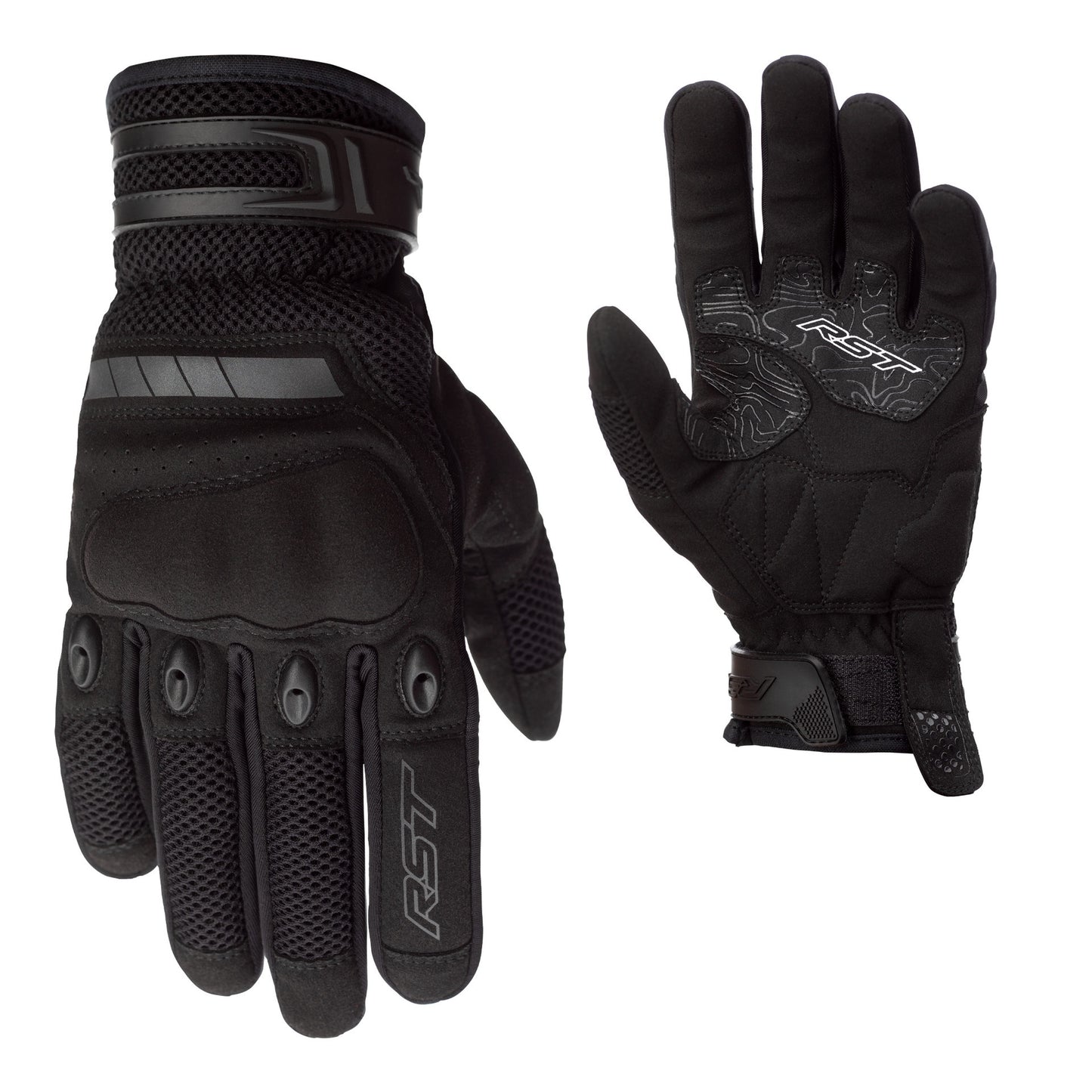 RST Ventilator-X CE Mens Gloves - Black / Black .