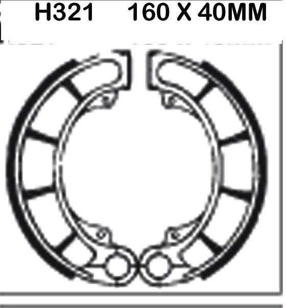 EBC Brake Shoes H321
