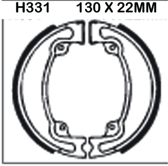 EBC Brake Shoes H331