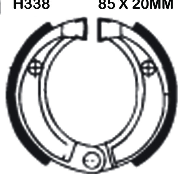 EBC Brake Shoes H338