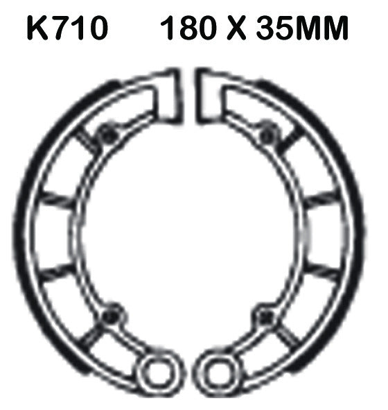 EBC Brake Shoes K710