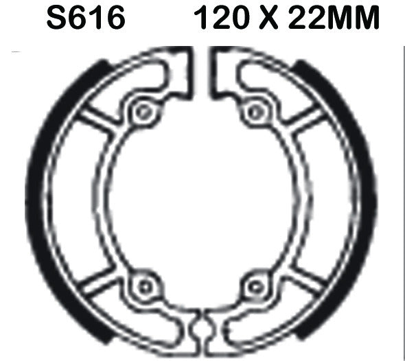 EBC Brake Shoes S616