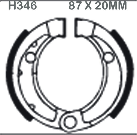 EBC Brake Shoes H346